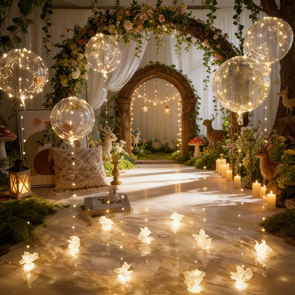 Led Balloon Light - 20pcs Wedding Bobo Balloons with LED