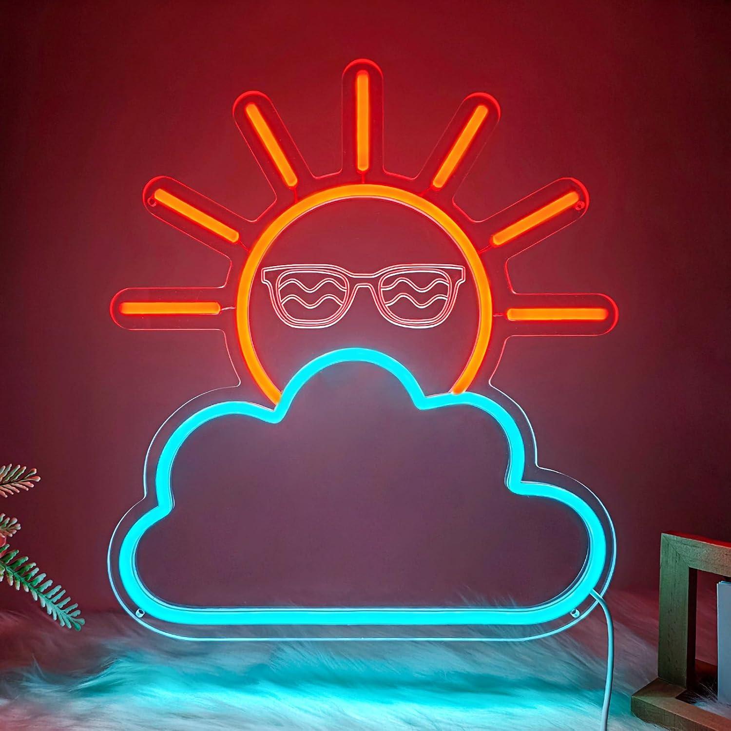 Neon Sign Party - Sunrise Sunset Neon Sign USB Powered