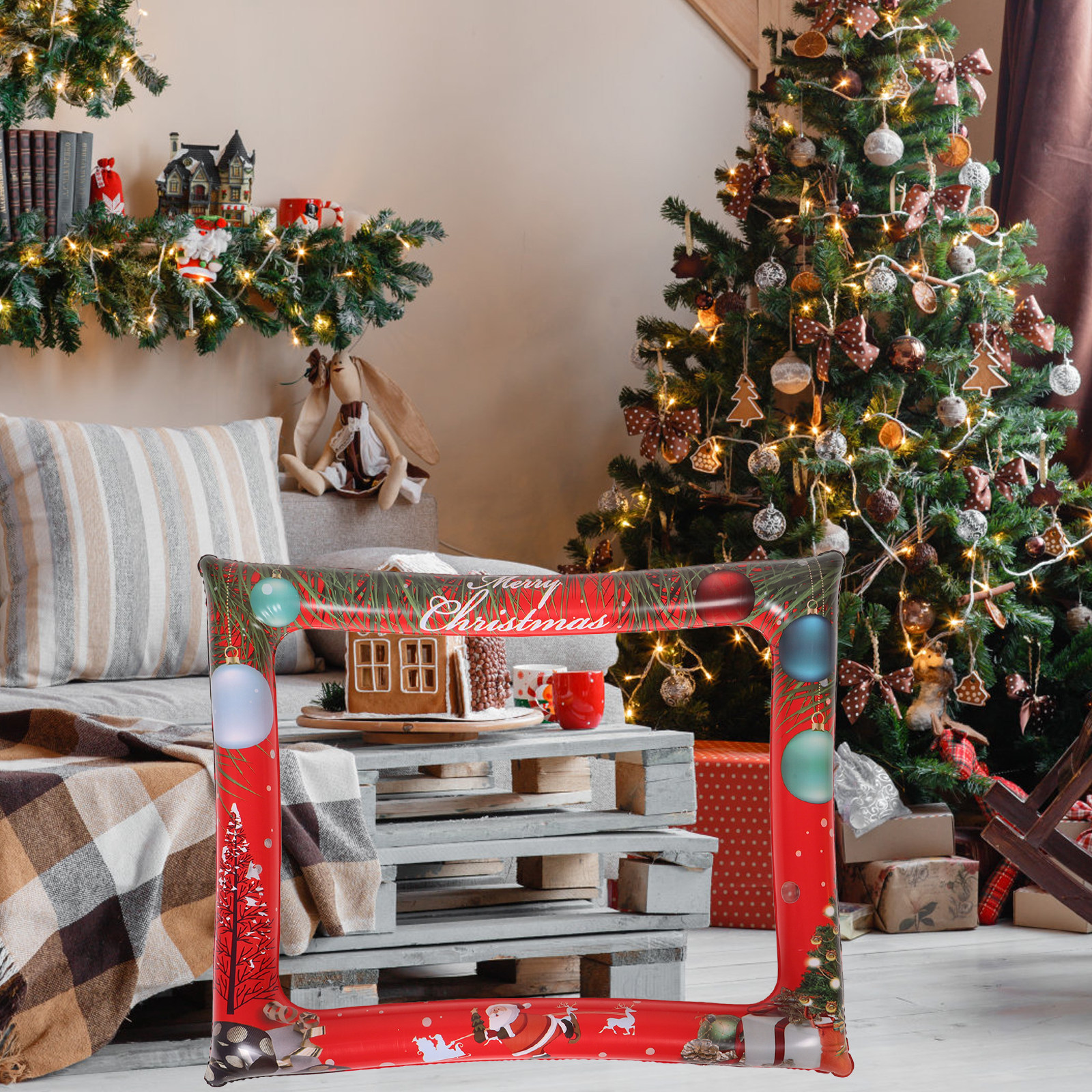 Photo Booth Frame - Christmas Inflatable Photo Frame PVC Material
