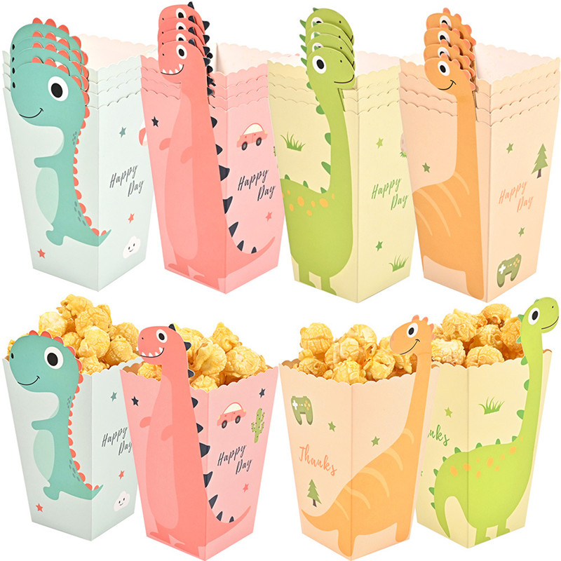 4Pcs Cartoon Dinosaur Boxes Di - Event Party Box ulasan dan harga