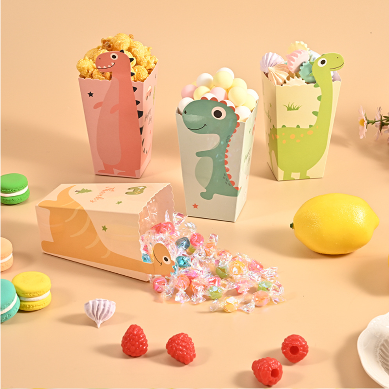 4Pcs Cartoon Dinosaur Boxes Di - Event Party Box ulasan dan harga