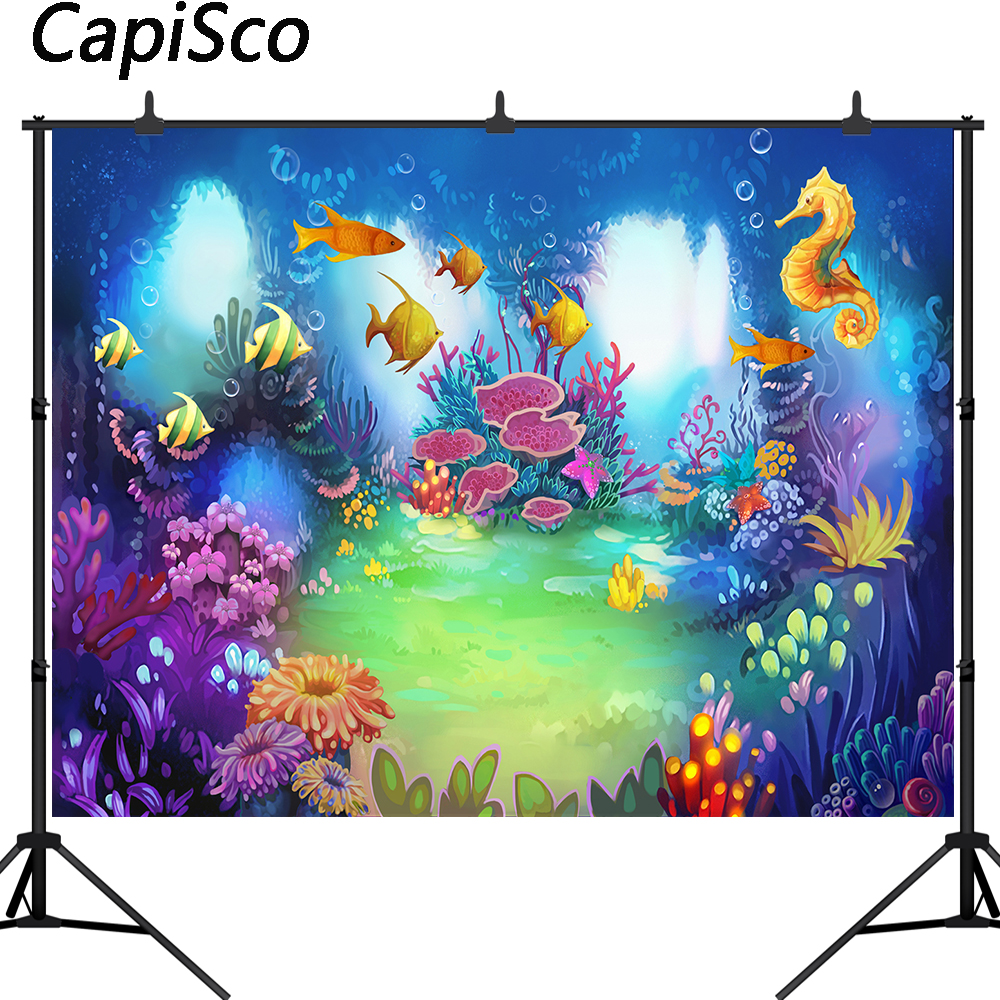 Capisco Under the sea photogra - Dessert Table Backdrop ulasan dan harga