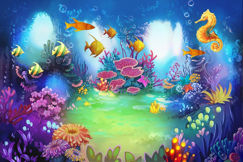Capisco Under the sea photogra - Dessert Table Backdrop ulasan dan harga