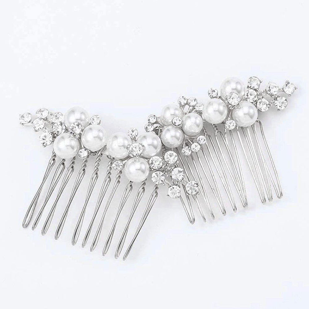2Pcs Simple Wedding Hair Combs - Event Suppliers ulasan dan harga
