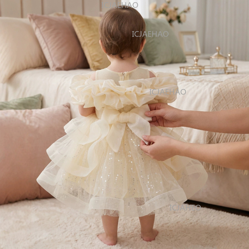 2026 Children Girls Tulle Bead - Glitter Tablecloth ulasan dan harga