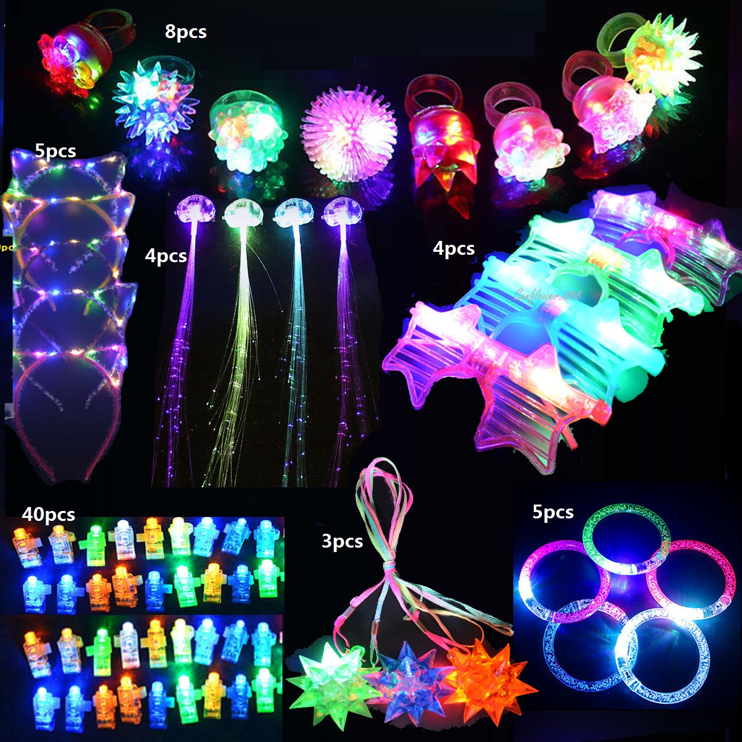 Pack Light Up Toy Party Favors - Cotton Candy Cone ulasan dan harga
