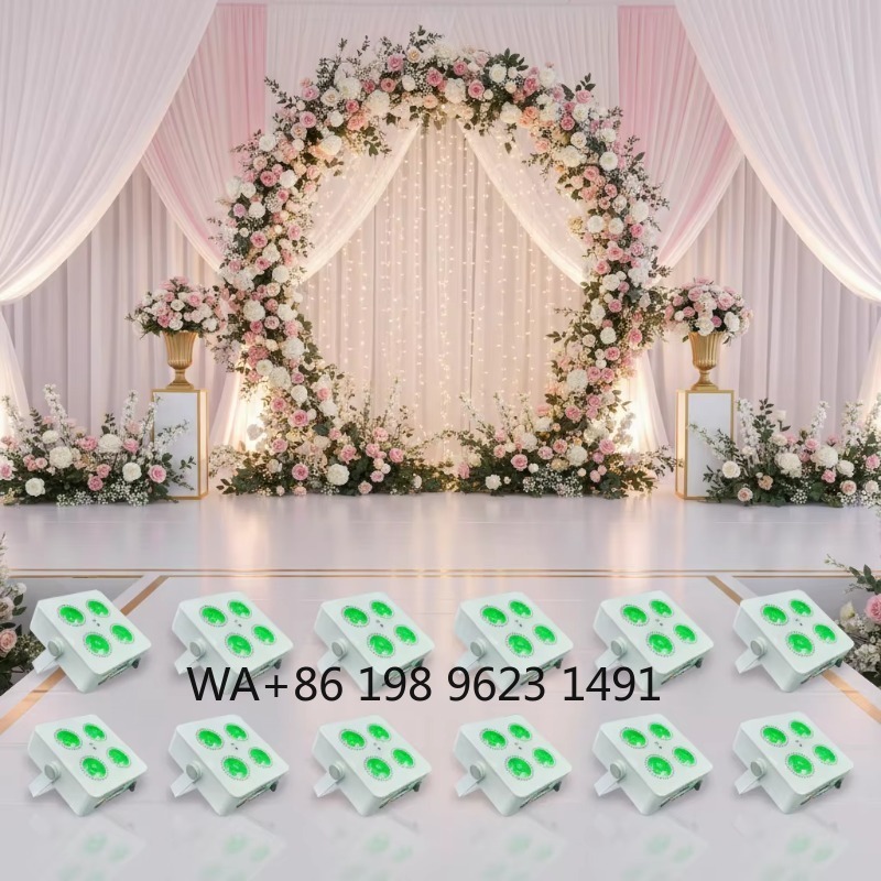 4X18W RGBWA+UV 6IN1 Mini Wirel - Event & Party Supply Photos ulasan dan harga