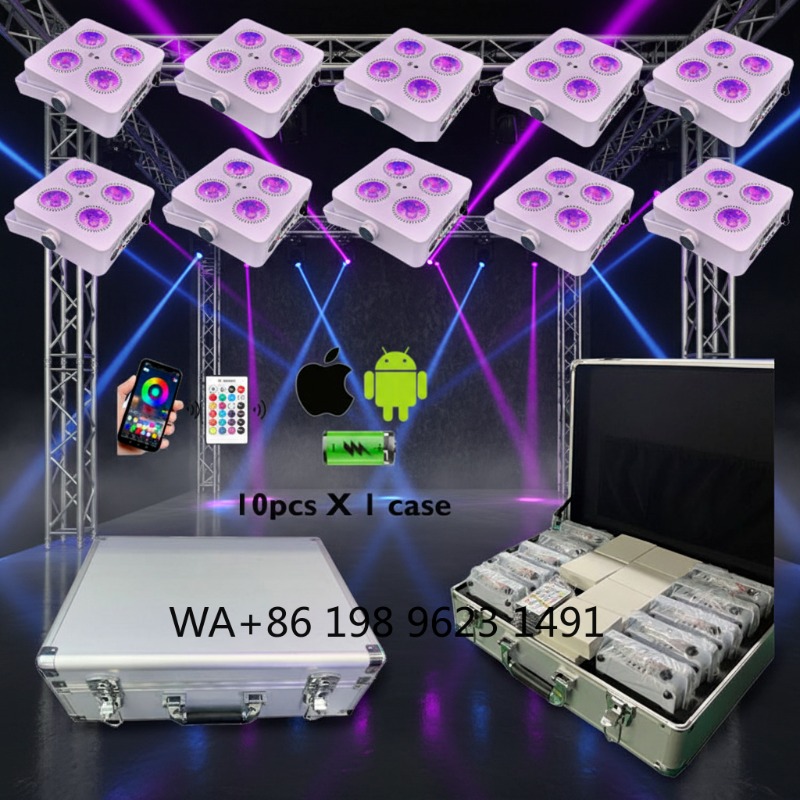 4X18W RGBWA+UV 6IN1 Mini Wirel - Event & Party Supply Photos ulasan dan harga