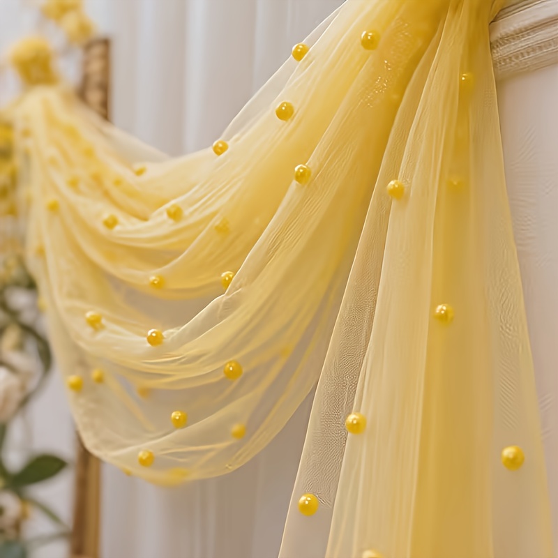 300cmX160cm Pearl Mesh Fabric  - Dessert Table Backdrop ulasan dan harga