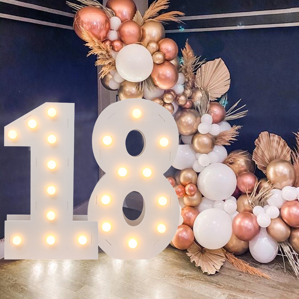 91.5CM Giant Number Led Light  - Led Balloon Light ulasan dan harga
