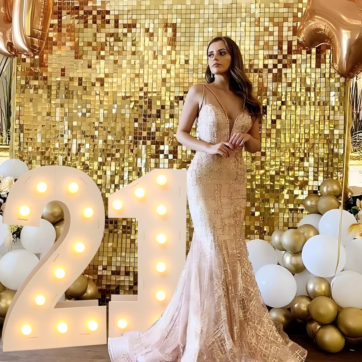 91.5CM Giant Number Led Light  - Led Balloon Light ulasan dan harga