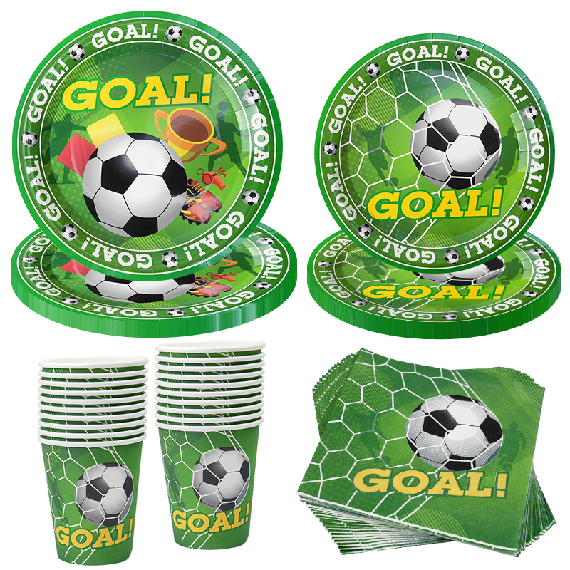 Soccer Party Disposable Tablew - Table Cloth Disposable ulasan dan harga