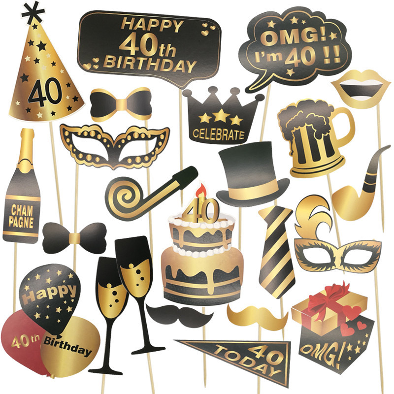 30 40 50 60 Birthday Photo Boo - Photo Booth Frame ulasan dan harga