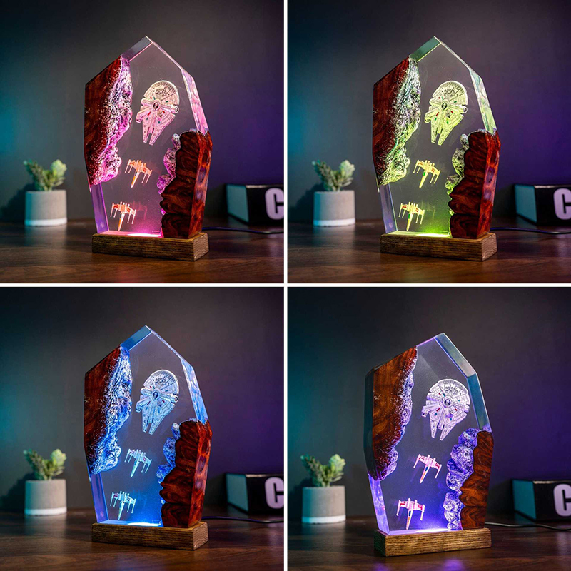 Table Resin Lamp Universe War  - Eve Party ulasan dan harga