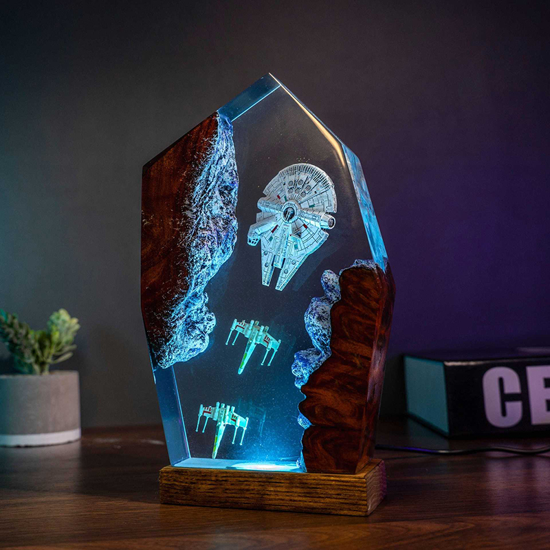 Table Resin Lamp Universe War  - Eve Party ulasan dan harga
