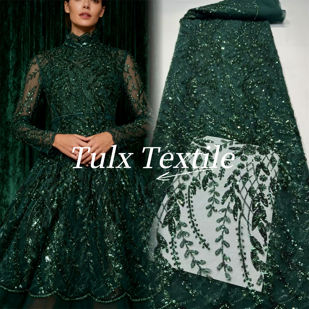 French Lace Fabrics 2026 High  - Glitter Tablecloth ulasan dan harga