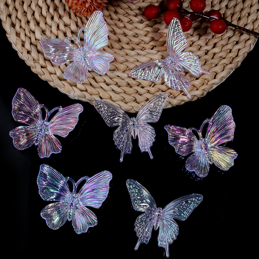 5pcs Acrylic Butterfly Gradien - Event Suppliers ulasan dan harga