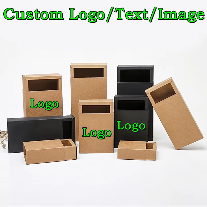 20PCS 350gsm Drawer Kraft Blac - Event Party Box ulasan dan harga