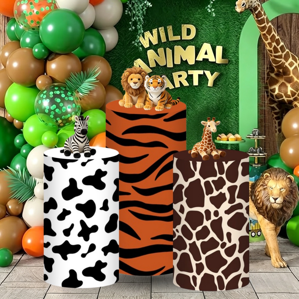 Safari Cylinder Pedestal Stand - Dessert Table Backdrop ulasan dan harga
