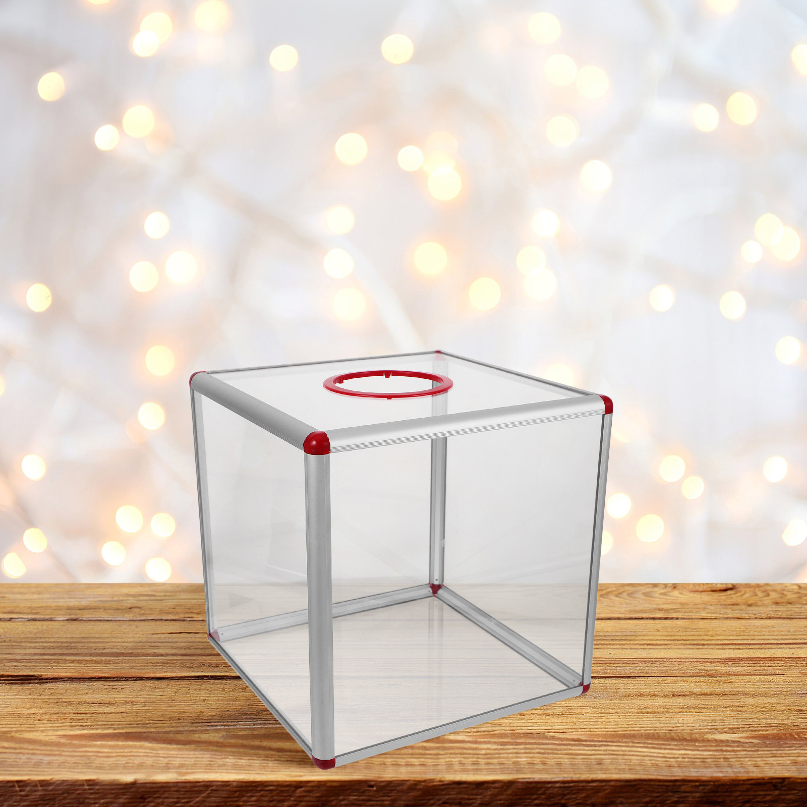 Large Clear Acrylic Raffle Box - Event Party Box ulasan dan harga