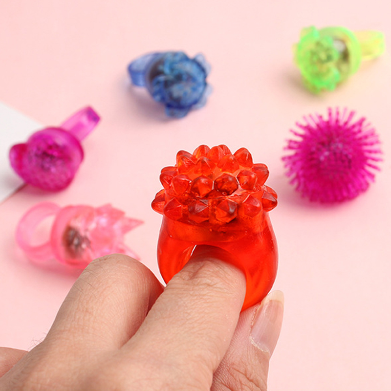20/30/50pcs Glowing Rings LED  - Cotton Candy Cone ulasan dan harga
