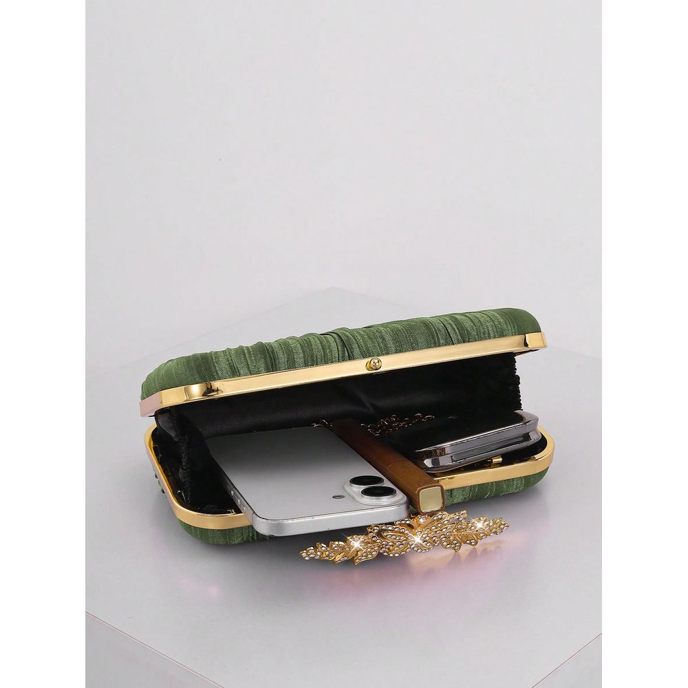 Fashion Rhinestone Decor Flap  - Event Party Box ulasan dan harga