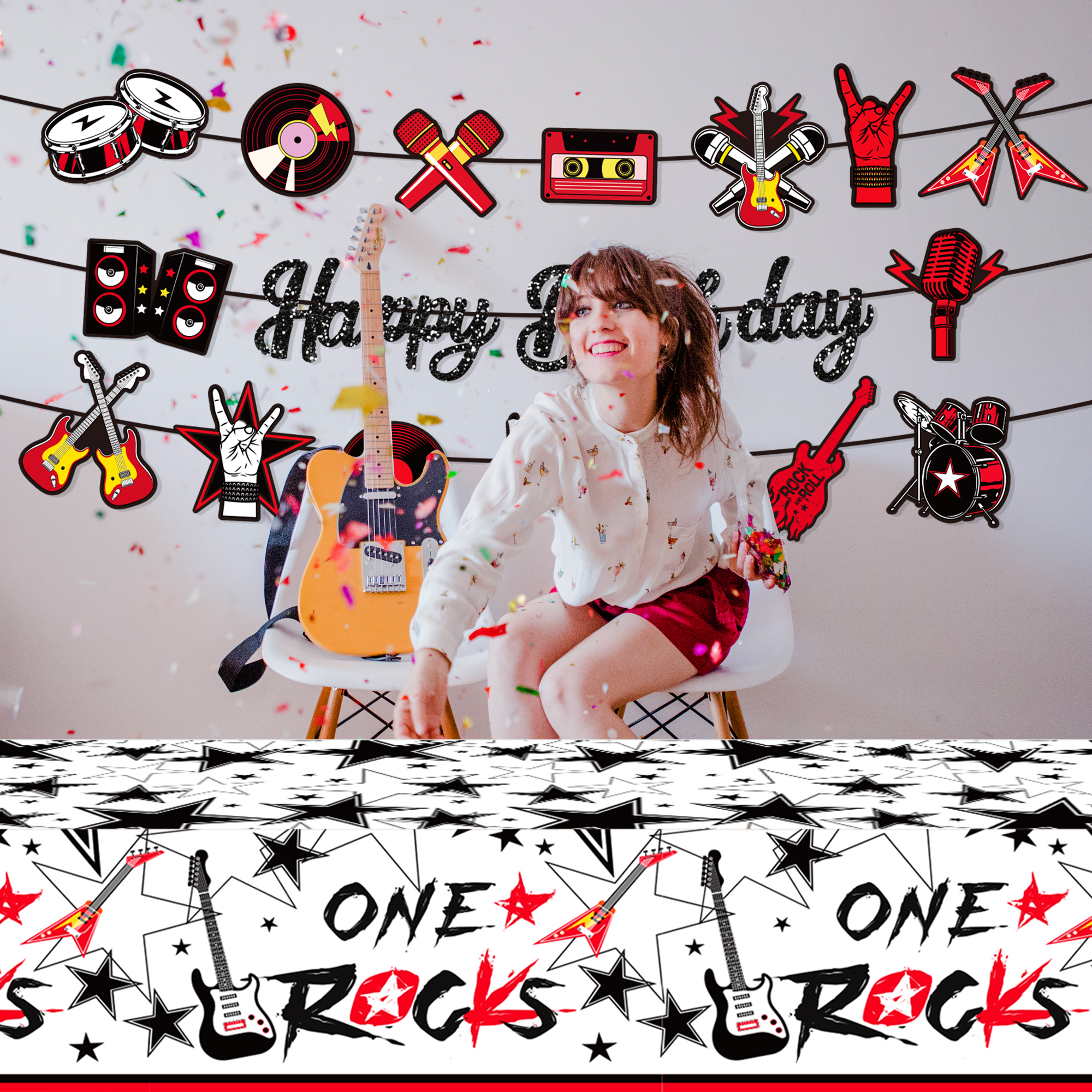 220x130cm Crazy Rock Disposabl - Table Cloth Disposable ulasan dan harga