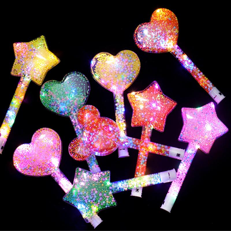 LED Luminous Magic Star Rod Li - Cotton Candy Cone ulasan dan harga