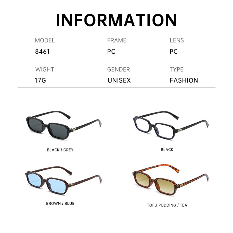 New Small Square Frame Sunglas - Photo Booth Frame ulasan dan harga