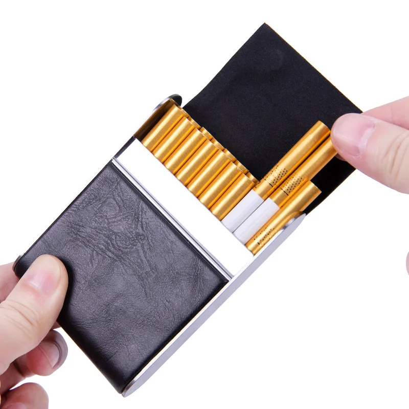 Leather Metal Cigarette Case,  - Event & Party Supply Photos ulasan dan harga
