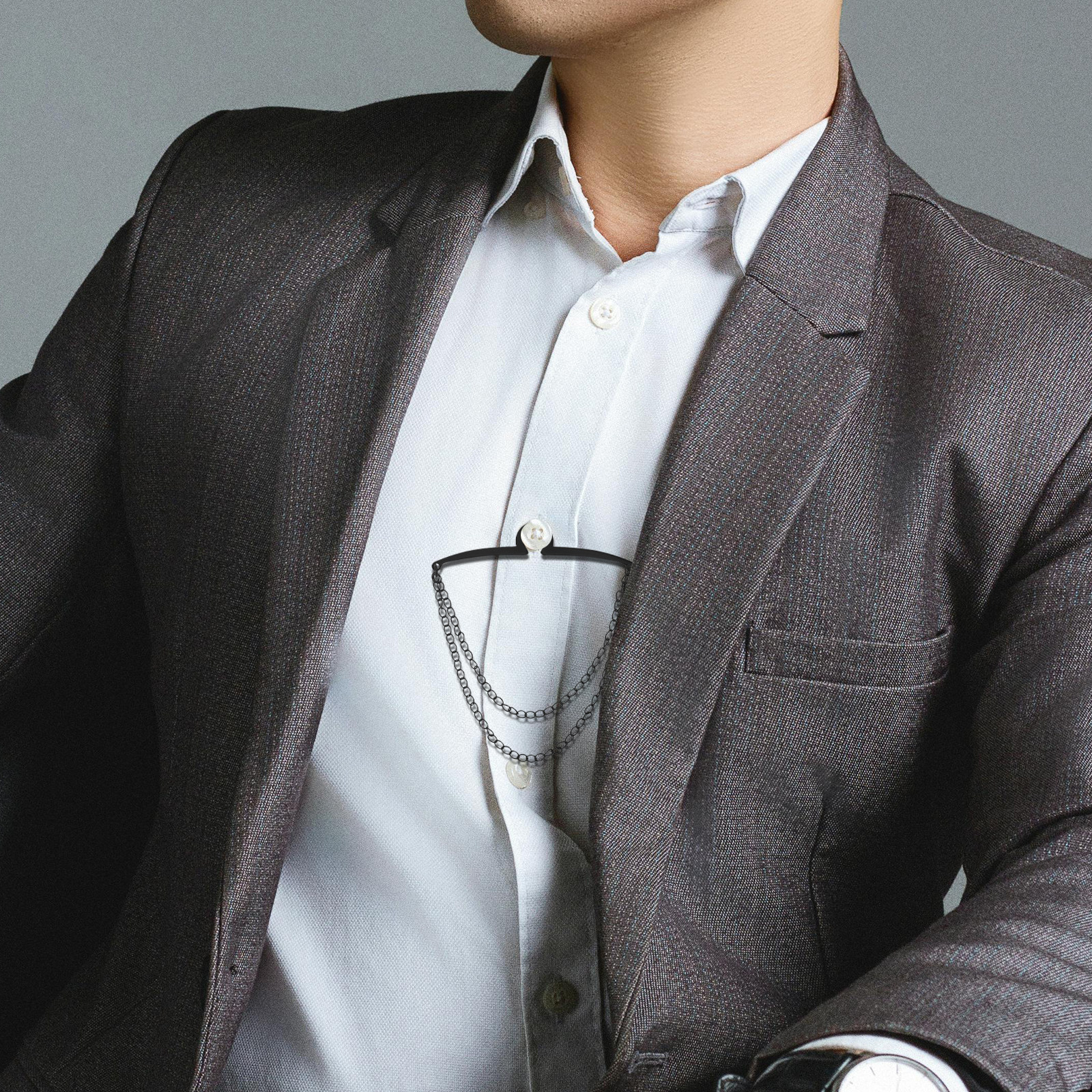 3pcs Shirt Tie Clips For Men C - Event & Party Supply Photos ulasan dan harga