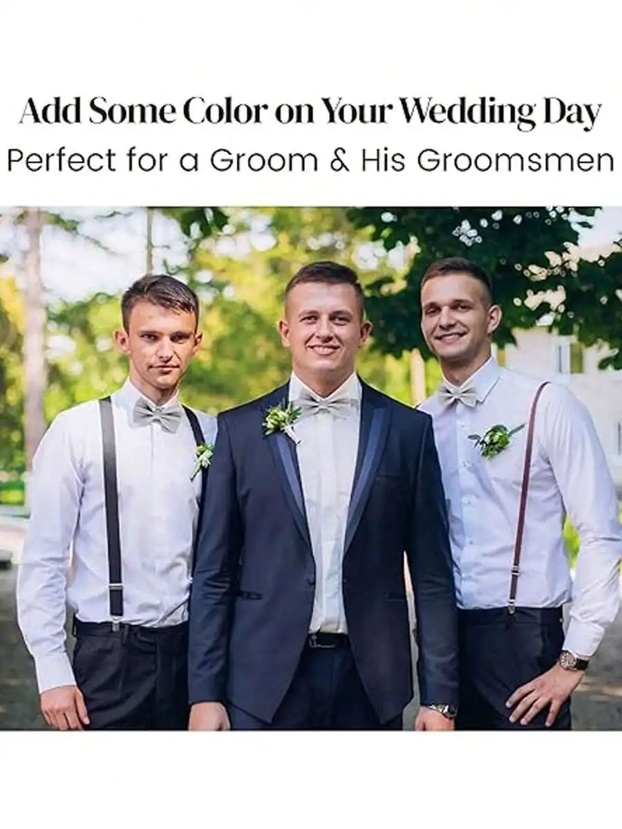 Mens Solid Color Satin Pre-Tie - Event & Party Supply Photos ulasan dan harga