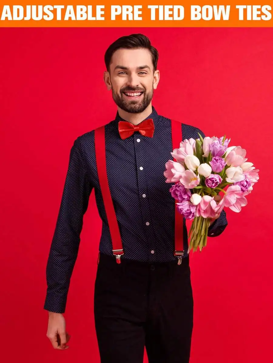 Mens Solid Color Satin Pre-Tie - Event & Party Supply Photos ulasan dan harga