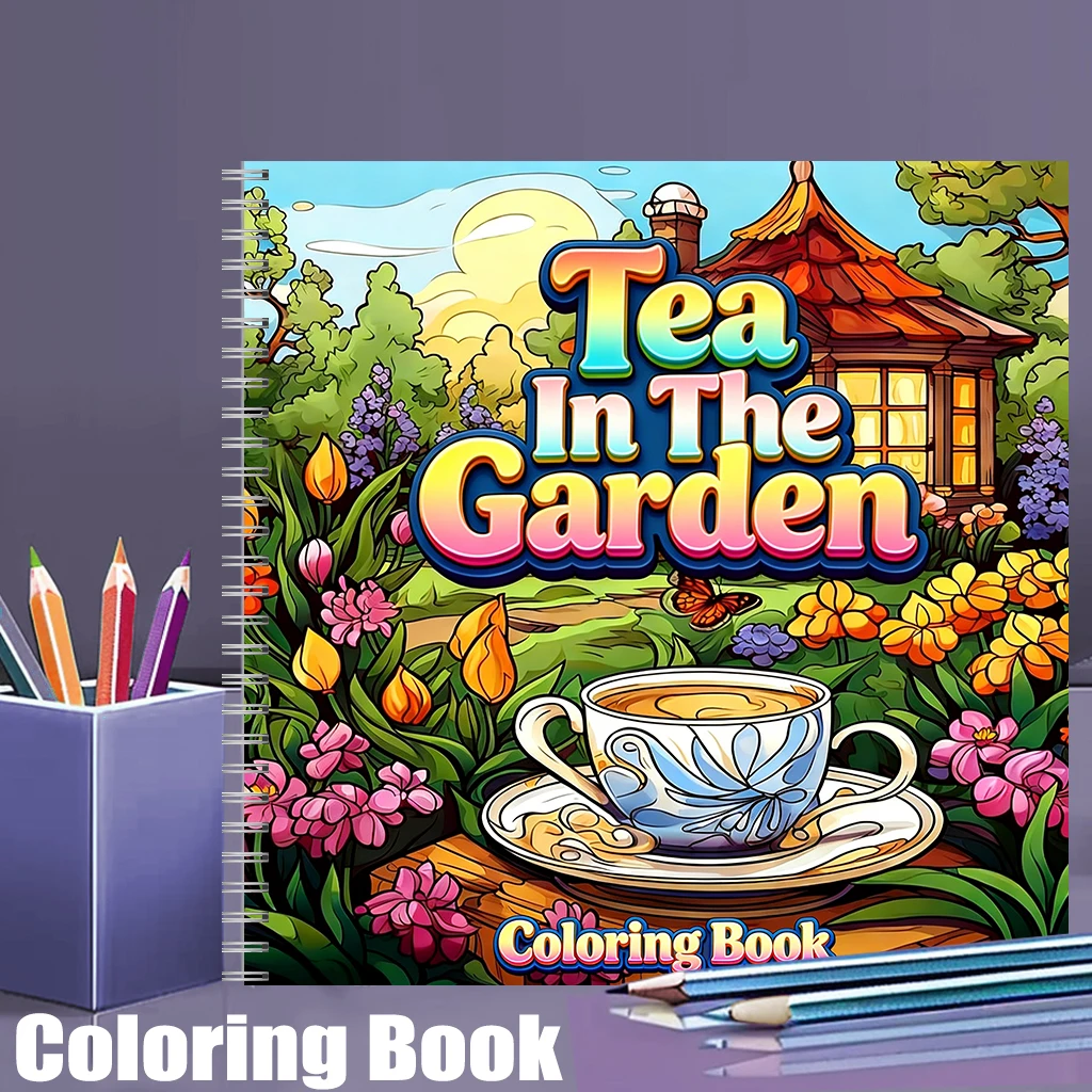 Tea In The Gardens Coloring Bo - Supply Event ulasan dan harga