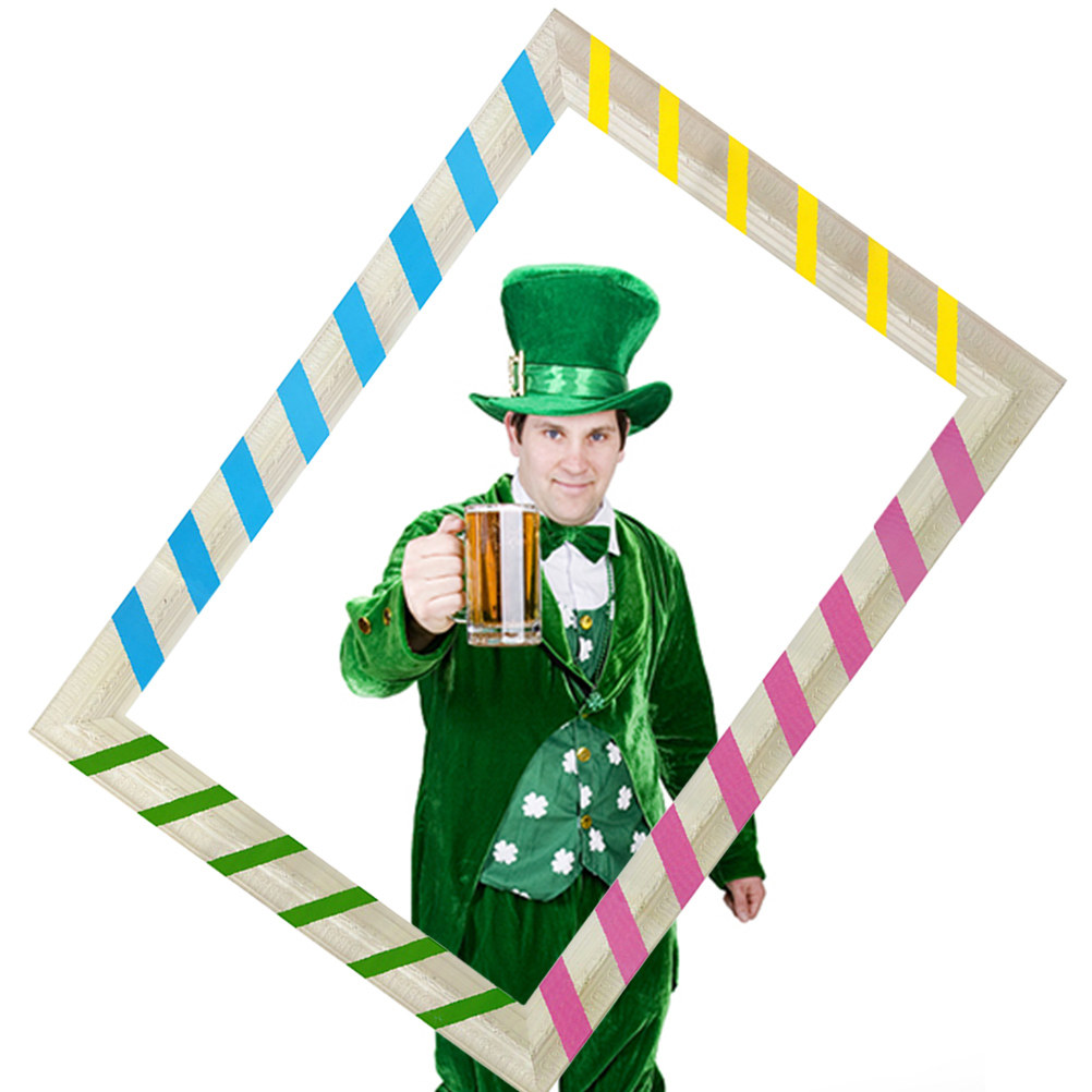 68x48cm Creative Colorful Pape - Photo Booth Frame ulasan dan harga