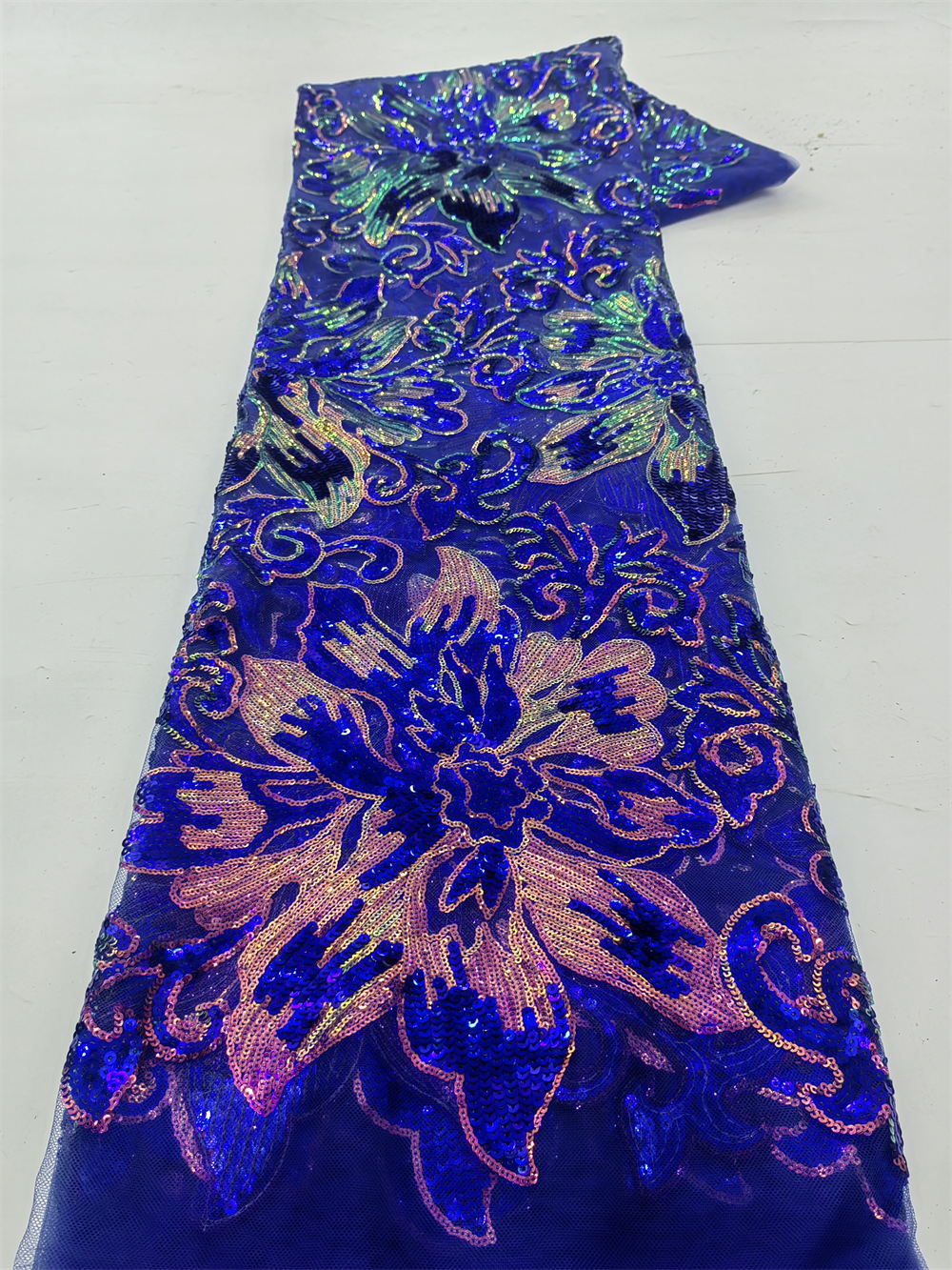 African Sequins Net Lace Fabri - Glitter Tablecloth ulasan dan harga